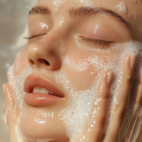 پاکسازی در روتین پوست چرب و جوش دار