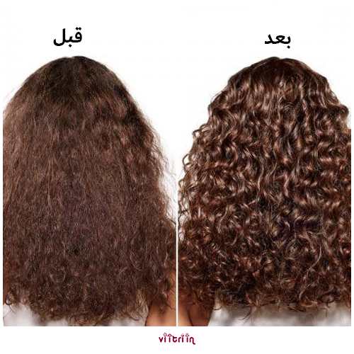 قبل و بعد از اجرای روتین موی فر